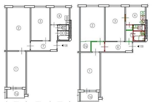 Separation of adjoining rooms