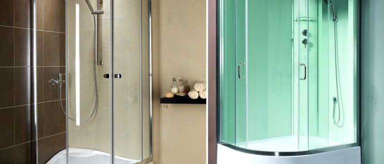 Choosing a shower cubicle