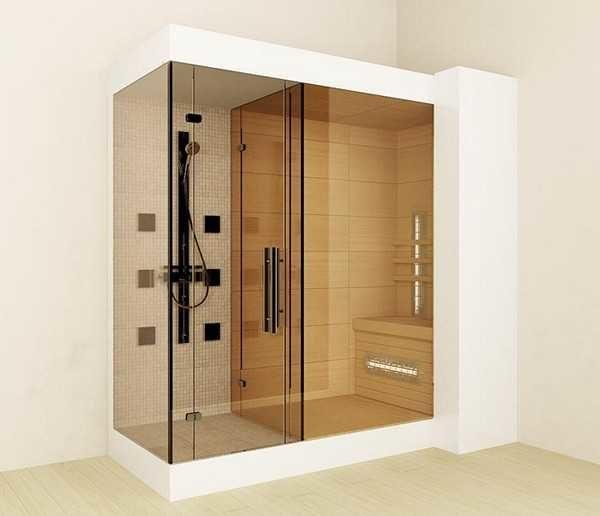 Shower cabins with sauna belong to the premium segment