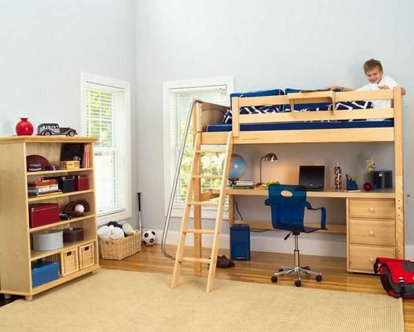 The height of the ceilings is one of the determining parameters when choosing the height of the loft bed