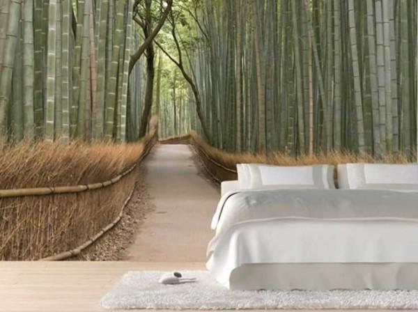 A path in a bamboo forest...