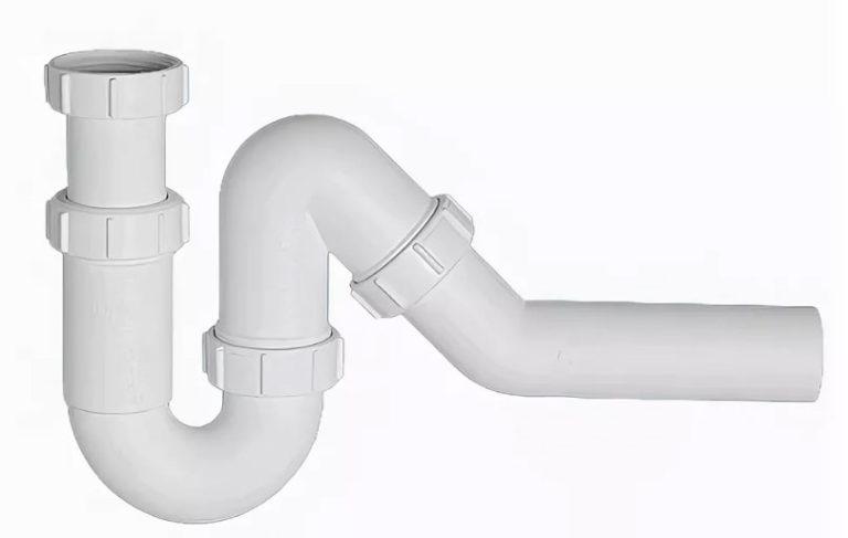 Simple pipe (straight-through) siphon