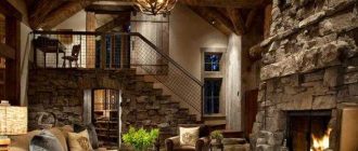 Country house: layout and interior design